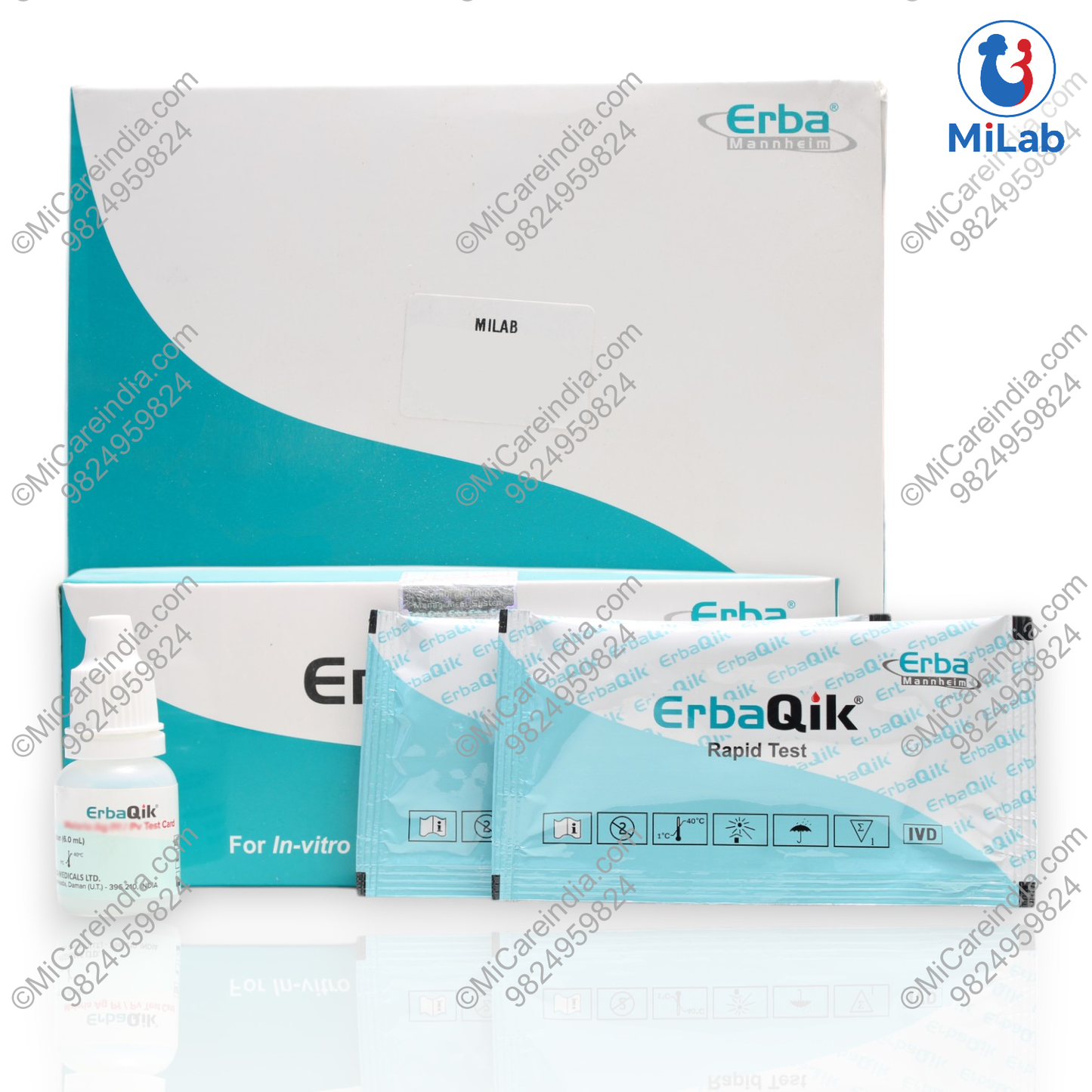 Transasia ErbaQik Dengue NS1 Ag Kit (25 Tests)