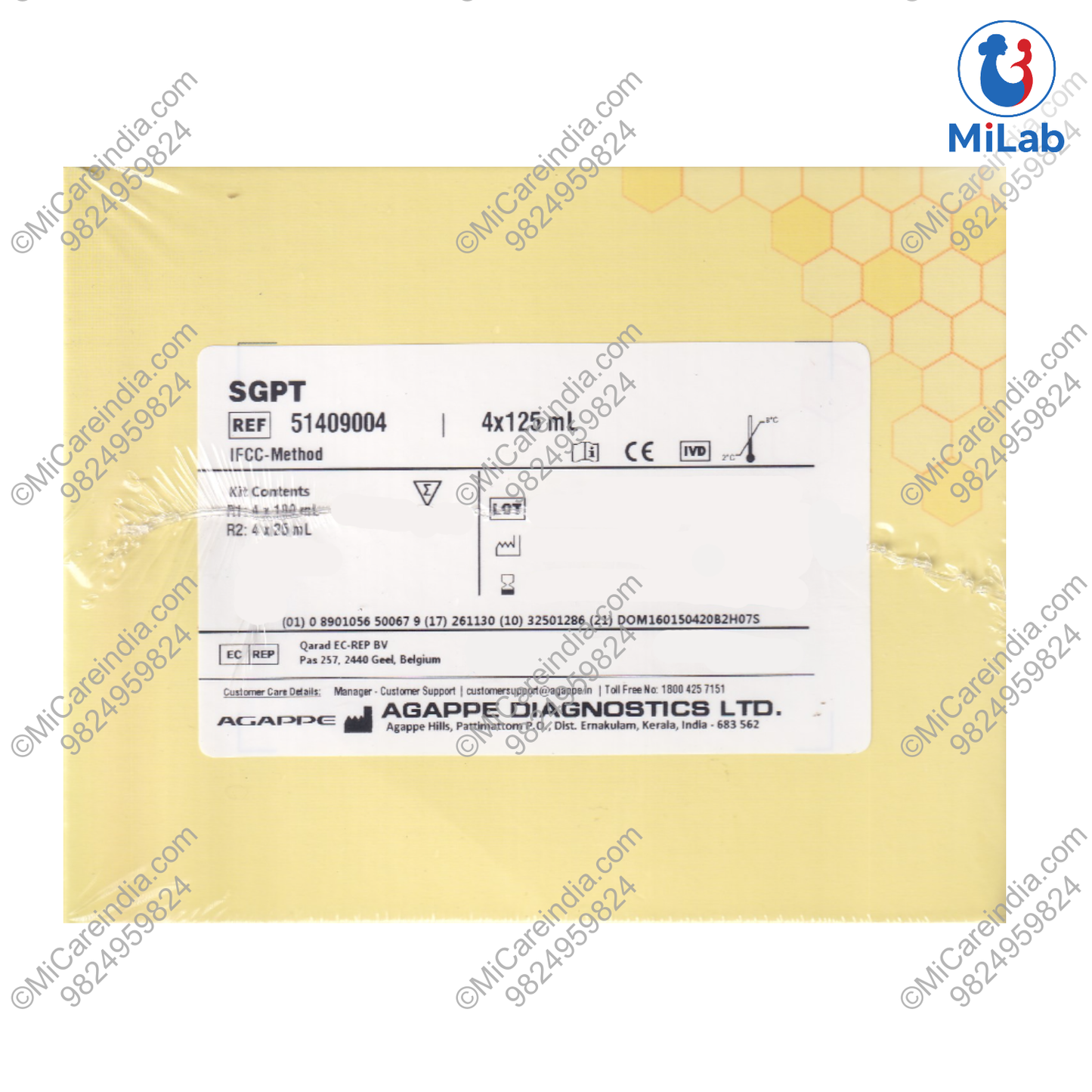Agappe SGPT Kit (4x125ml)