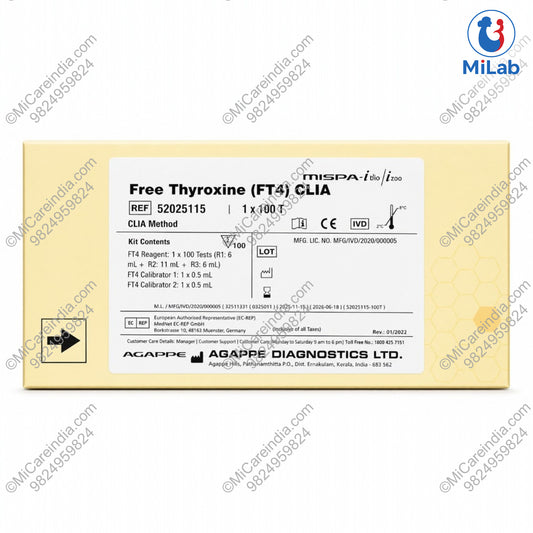 Agappe Mispa CLIA Free T4 Kit (100 Tests)