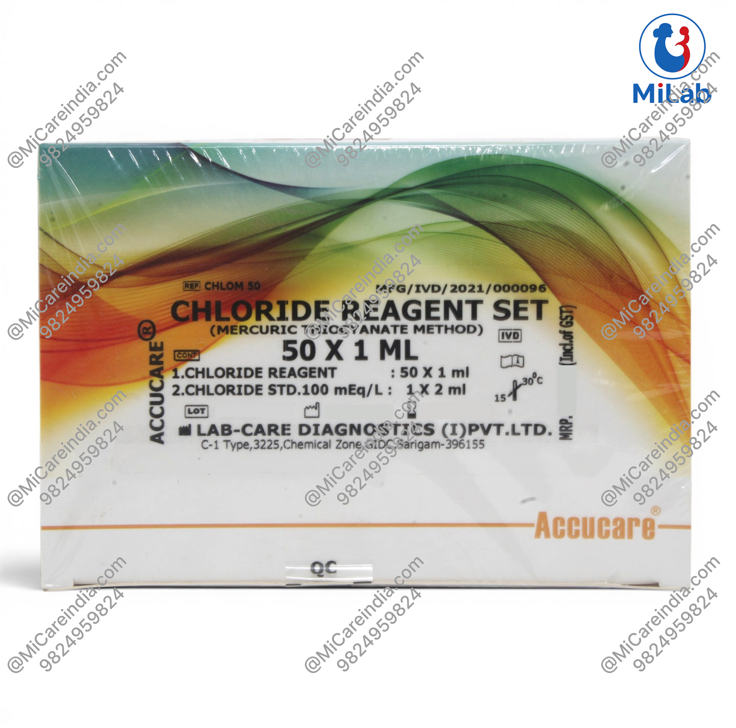 Labcare Chloride Kit (50x1ml)