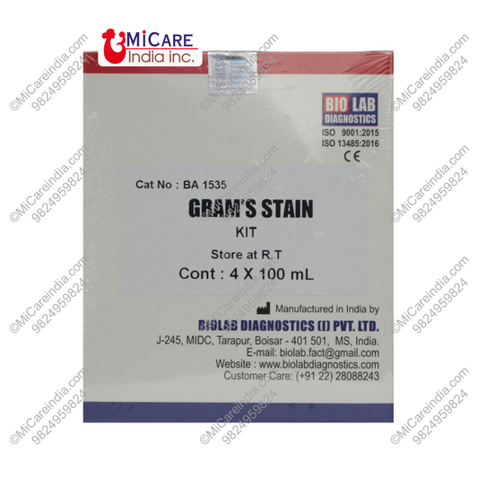 GRAM STAIN 4X100ML KIT