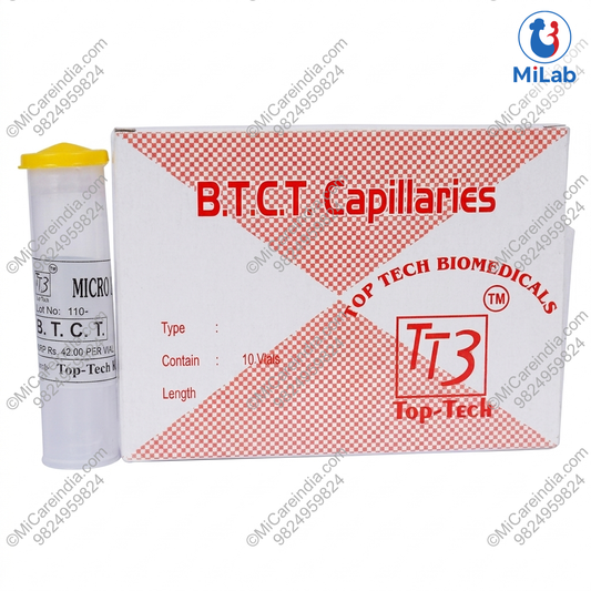 BTCT CAPILLARY FOR BLOOD SAMPLING 10X100 PC