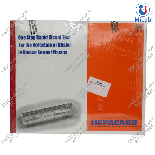 HBSAG CARD HEPACARD 100 TEST KIT