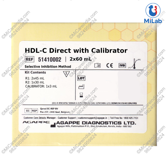 HDL CHOLESTEROL DIRECT WITH CALIBRATOR 2X60ML KIT
