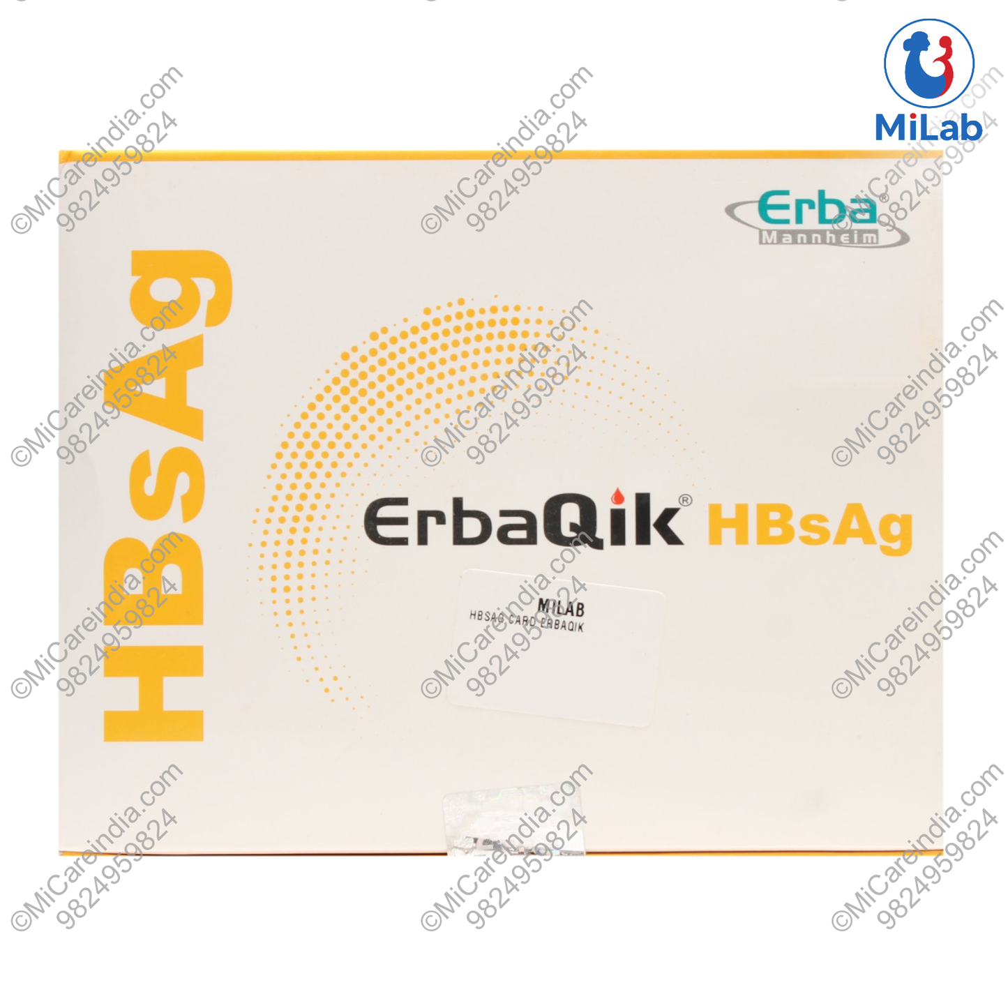 HBSAG CARD ERBAQIK 25 TEST KIT