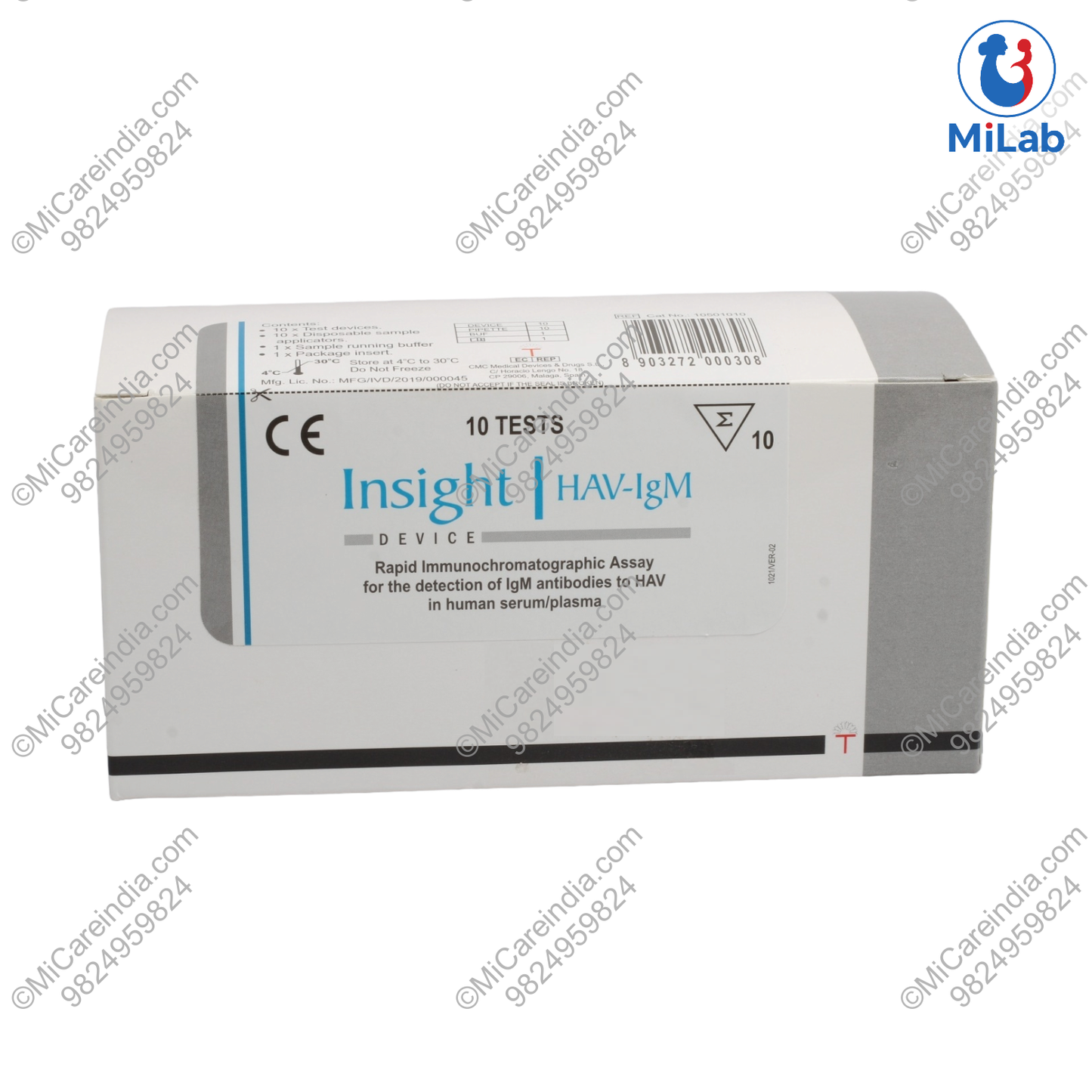 Tulip Insight HAV IgM Kit (10 Tests)