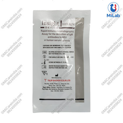 Tulip Insight HEV IgM Kit (10 Tests)