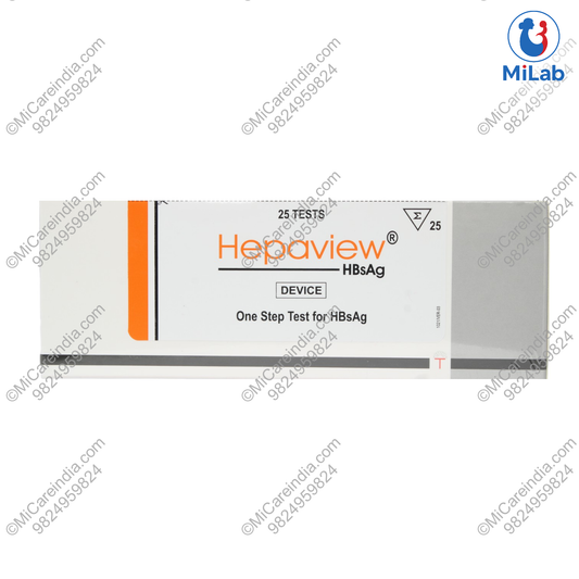 HBSAG CARD HEPAVIEW 25 TEST KIT