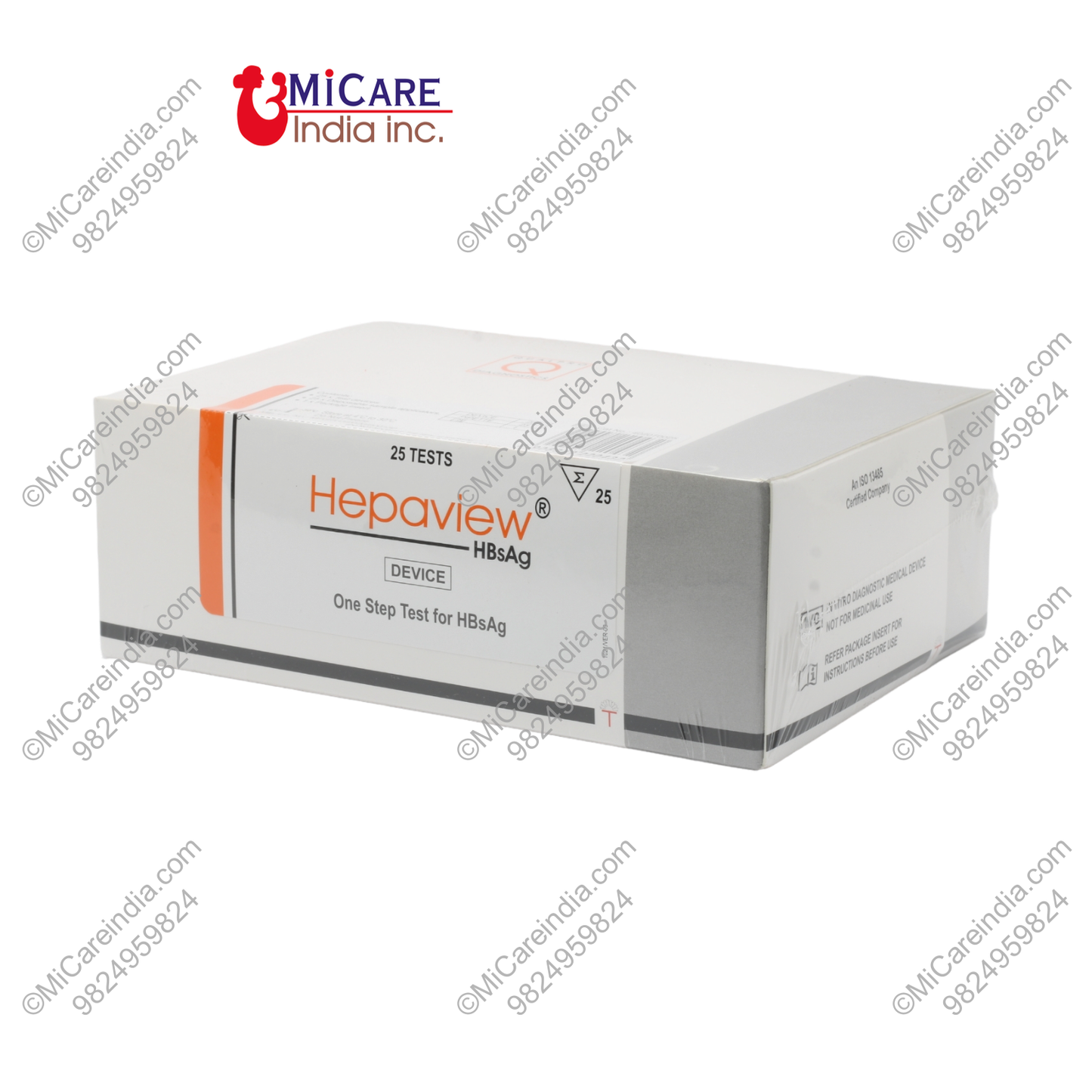 HBSAG CARD HEPAVIEW 25 TEST KIT