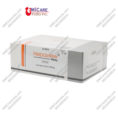 HBSAG CARD HEPAVIEW 25 TEST KIT