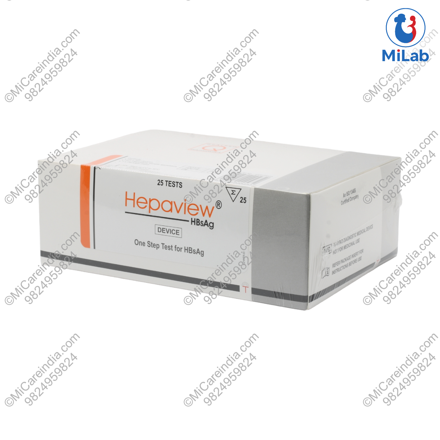 Tulip Hepaview HBsAg Card Kit (25 Tests)