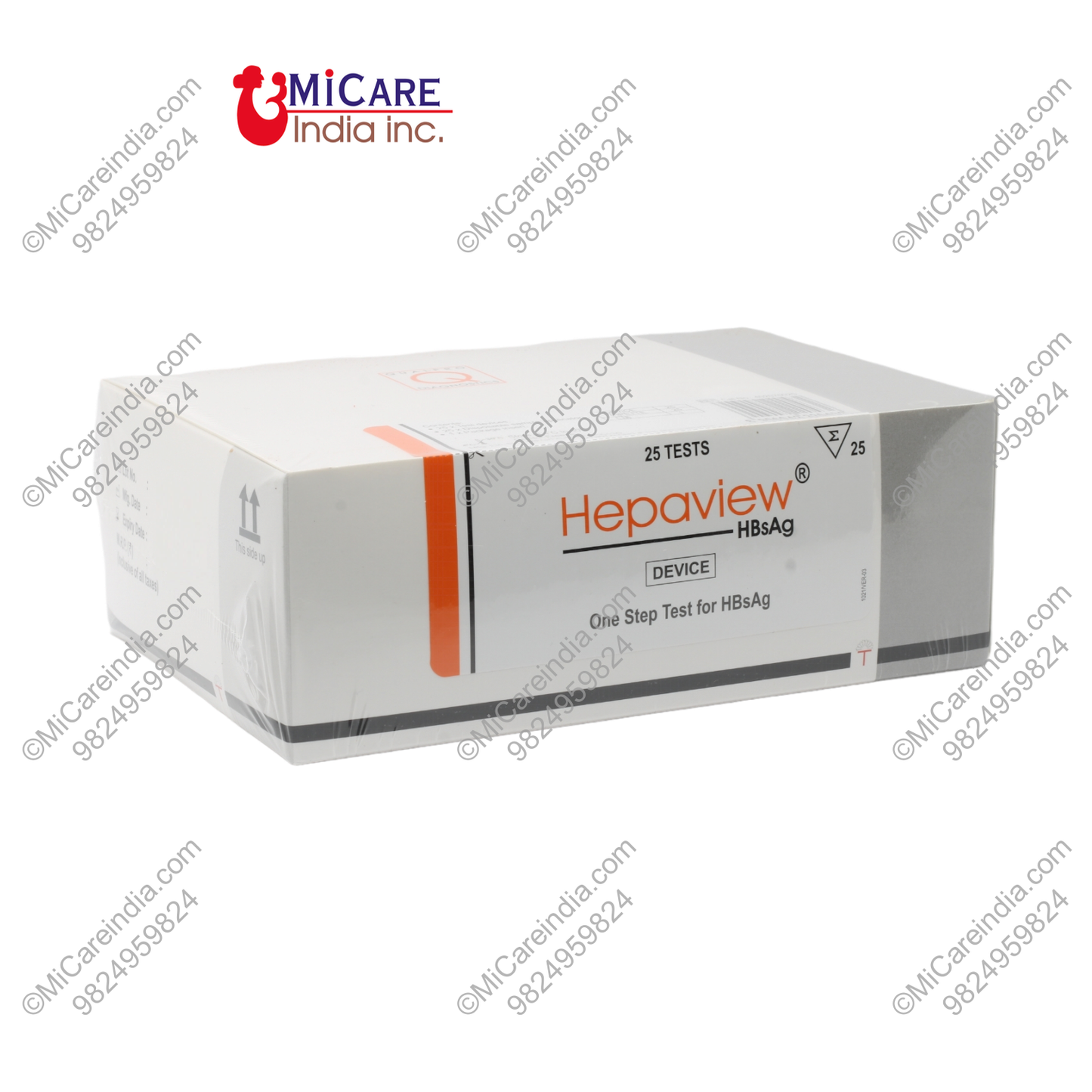HBSAG CARD HEPAVIEW 25 TEST KIT