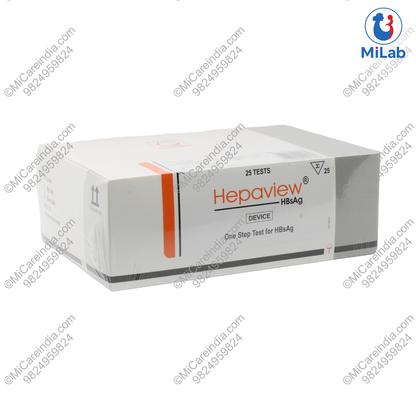 Tulip Hepaview HBsAg Card Kit (25 Tests)