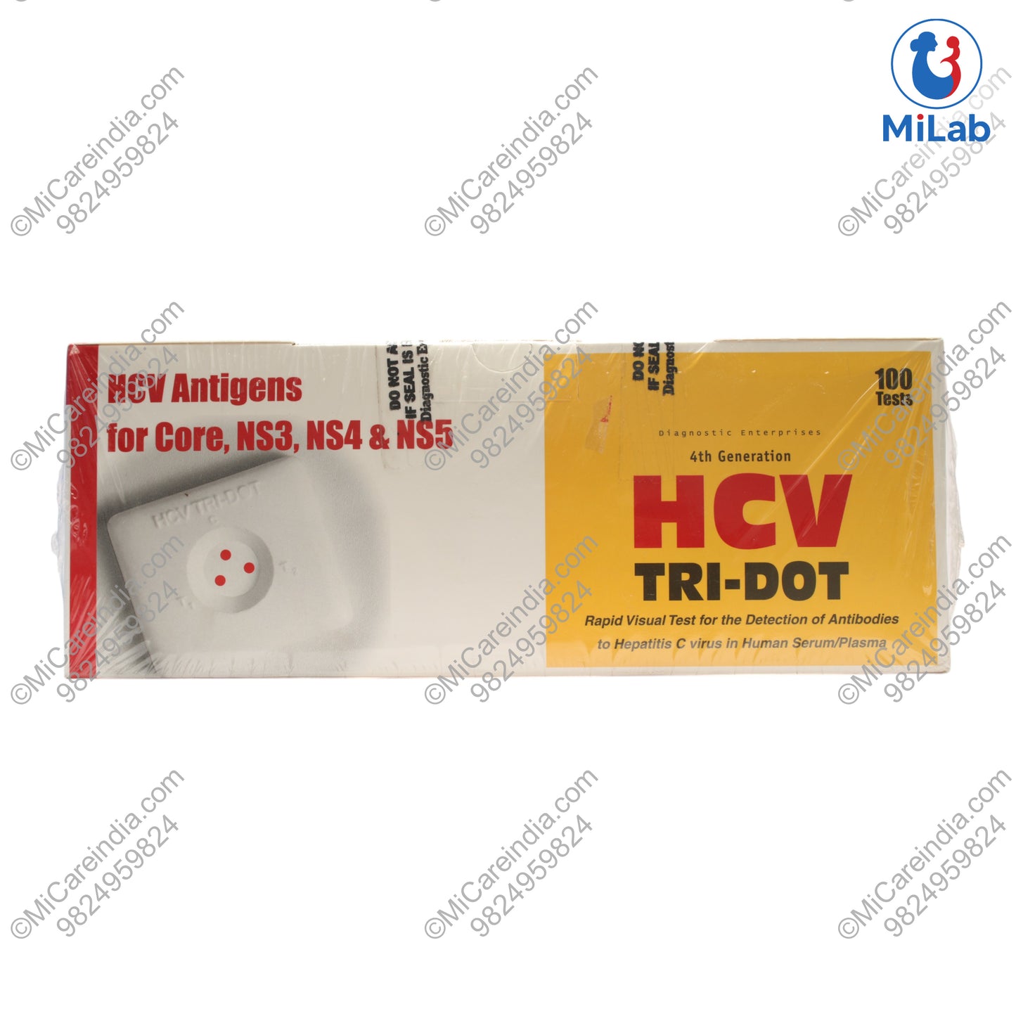 HCV CARD TRIDOT 100 TEST KIT
