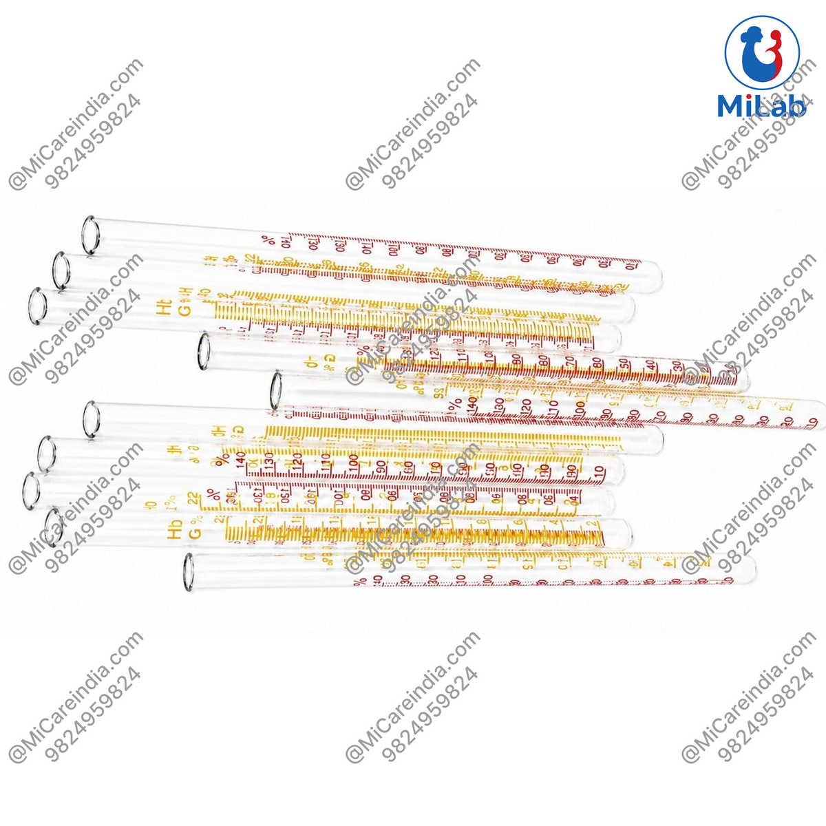 Toptech Round Hemoglobinometer Test Tube (1 Pc)