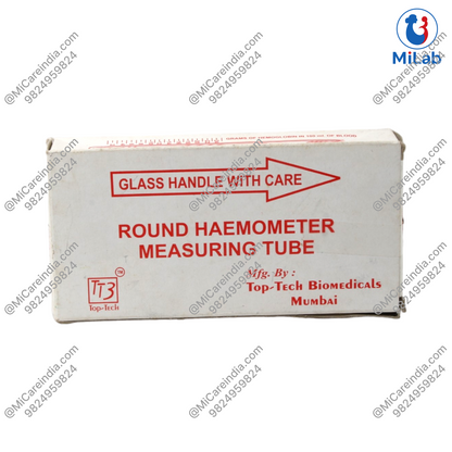 Toptech Round Hemoglobinometer Test Tube (1 Pc)
