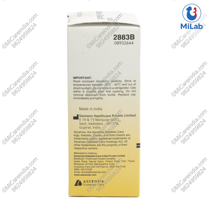 KETO DIASTIX URINE TEST 50 STRIPS PACK