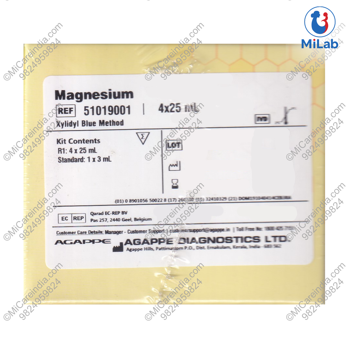 Agappe Magnesium Kit (4x25ml)