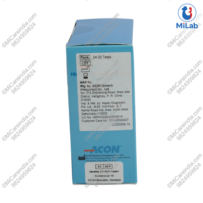 MISSION HEMOGLOBIN STRIPS 50 STRIP PACK