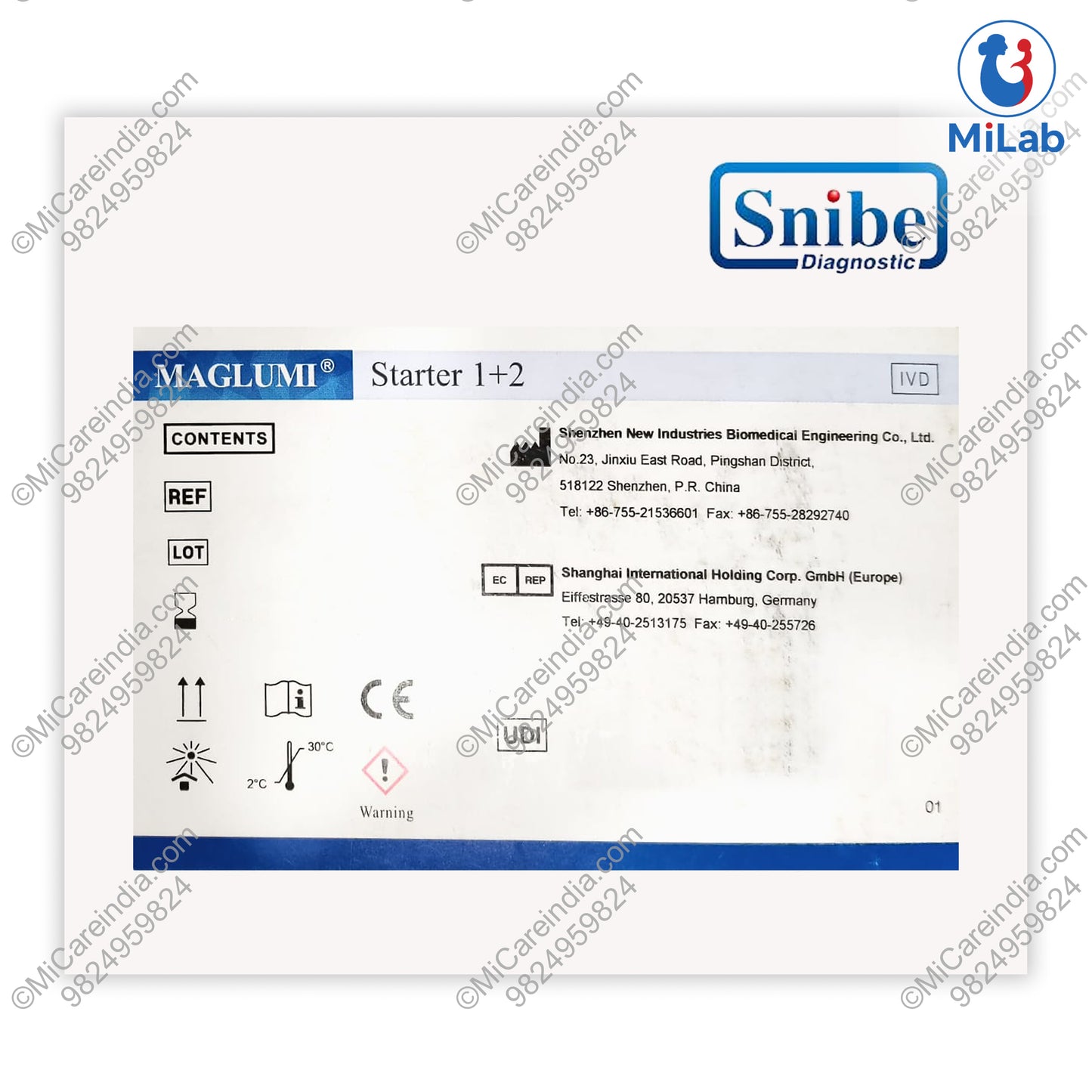Snibe Maglumi Starter 1+2 Reagent Kit (1x230ml)