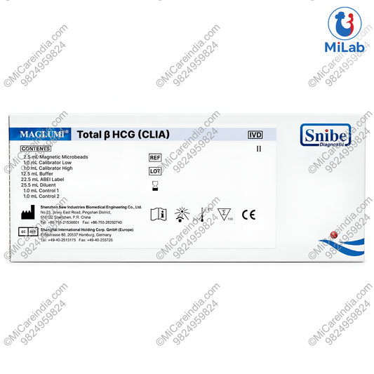 Snibe Maglumi Total β-hCG CLIA Test Kit (100 Tests)