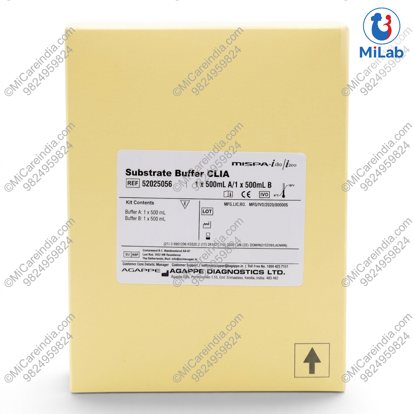 Agappe Mispa CLIA Substrate A & B Kit (1x500ml)