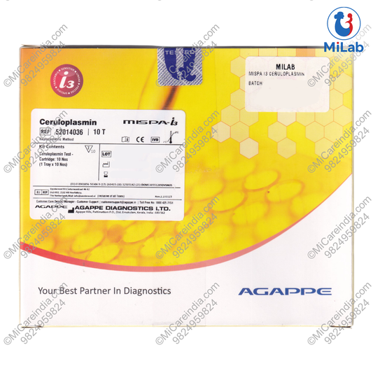 Agappe Mispa i3 Ceruloplasmin Kit (10 Tests)