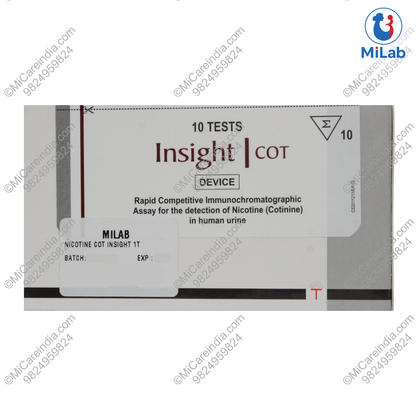 Tulip Insight Nicotine Cot Kit (10 Tests)