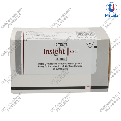 Tulip Insight Nicotine Cot Kit (10 Tests)