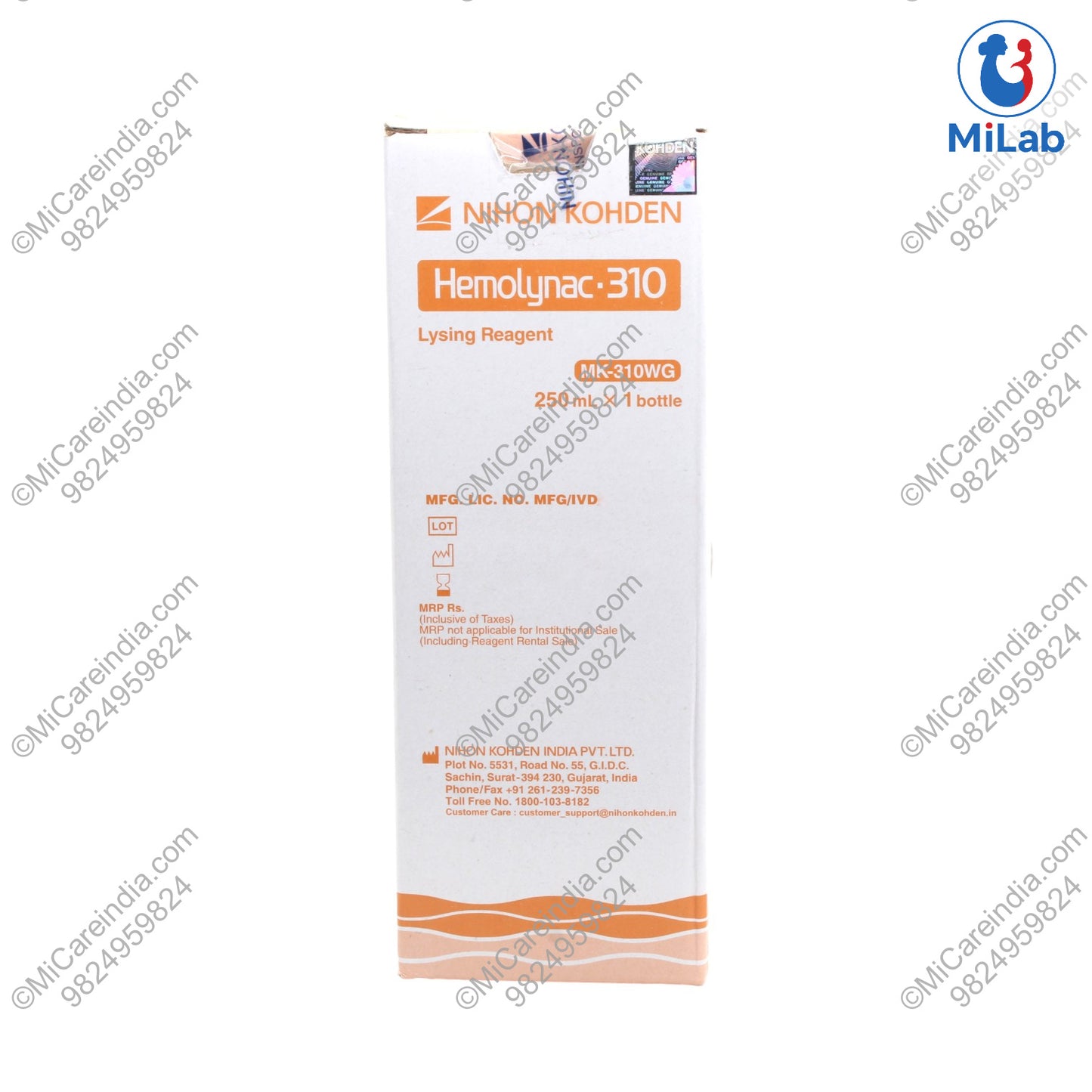Nihon Kohden Hemolynac-310 Lysing Reagent (250ml)