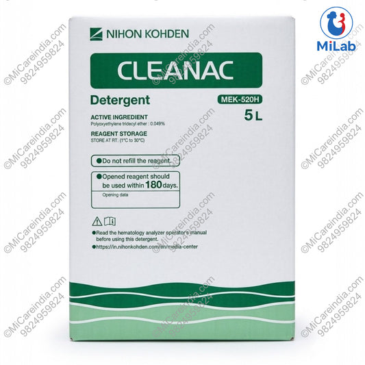 Nihon Kohden Cleanac-520 Green Detergent (5 Ltr)