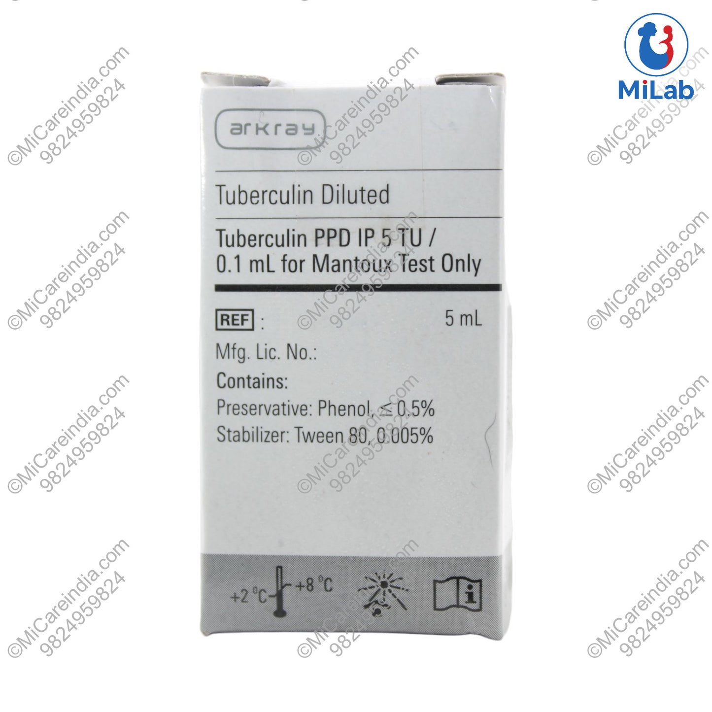 Arkray Tuberculin PPD IP 5 TU (5ml)