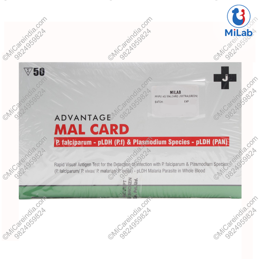 PF/PV AG MALCARD (GREEN) 50 TEST KIT