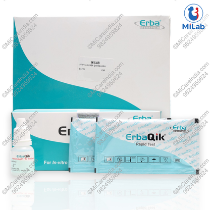 Transasia ErbaQik Malaria Pf/Pv Ag Kit (25 Tests)