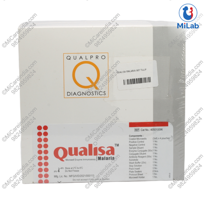 Tulip Qualisa Malaria ELISA Kit (96 Tests)