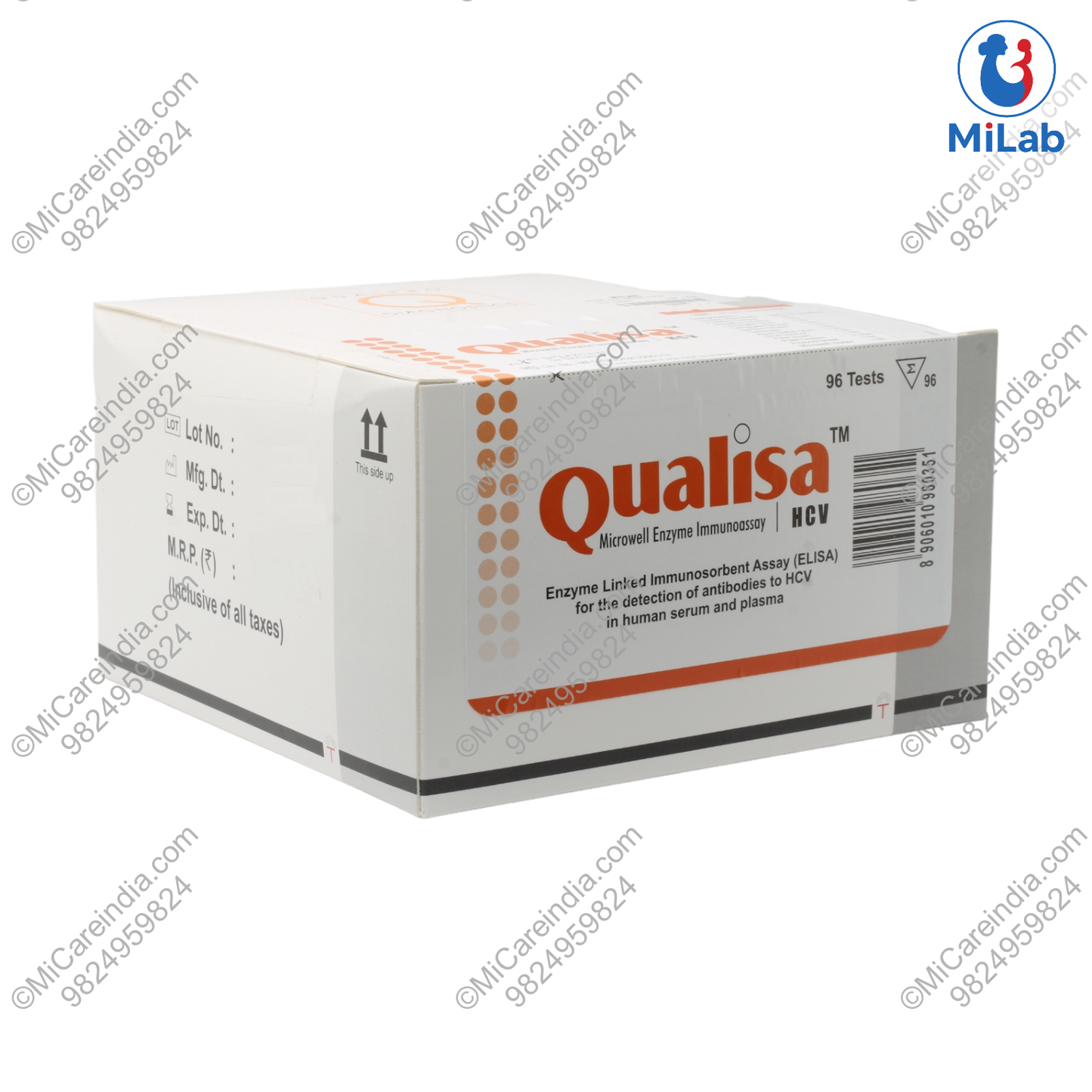 HCV QUALISA 96 TEST KIT