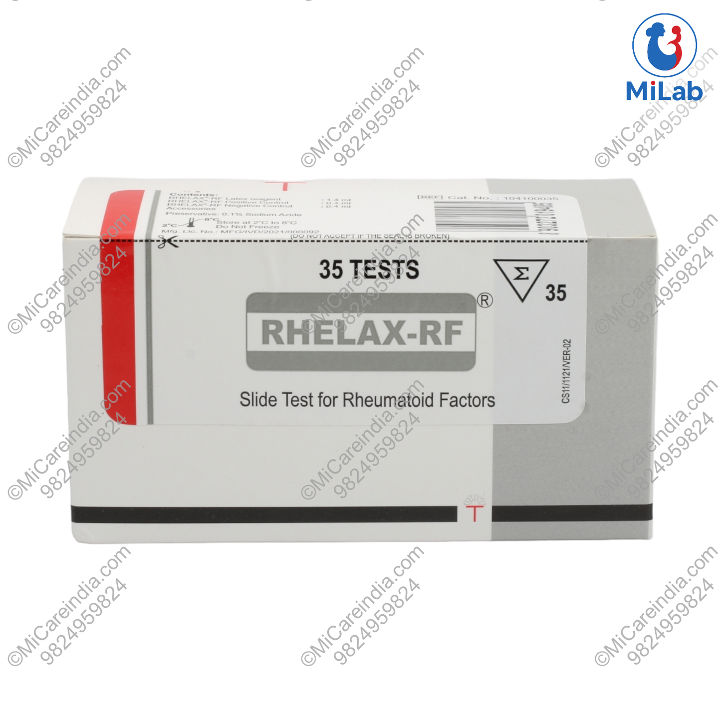 Tulip Rhelax RF Kit (1x35 Tests)