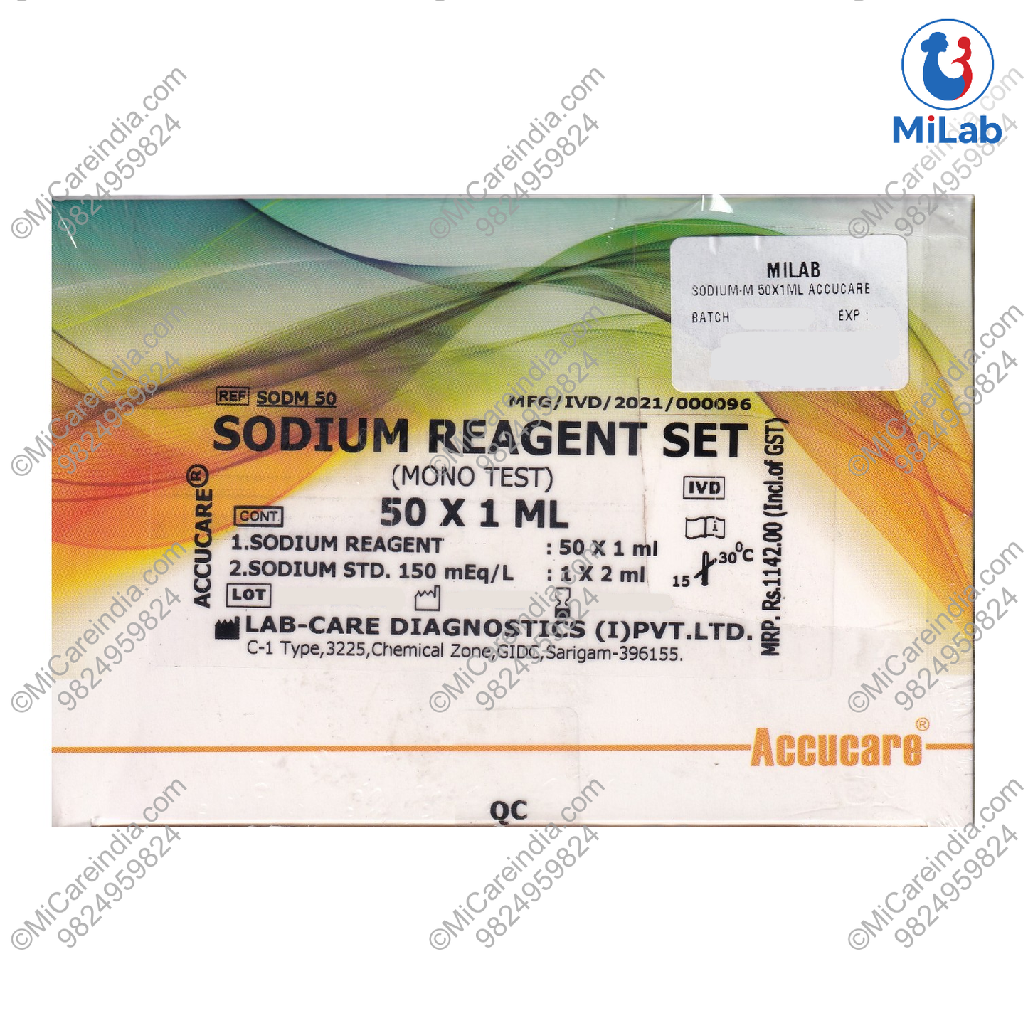Labcare Sodium-M Kit (50x1ml)