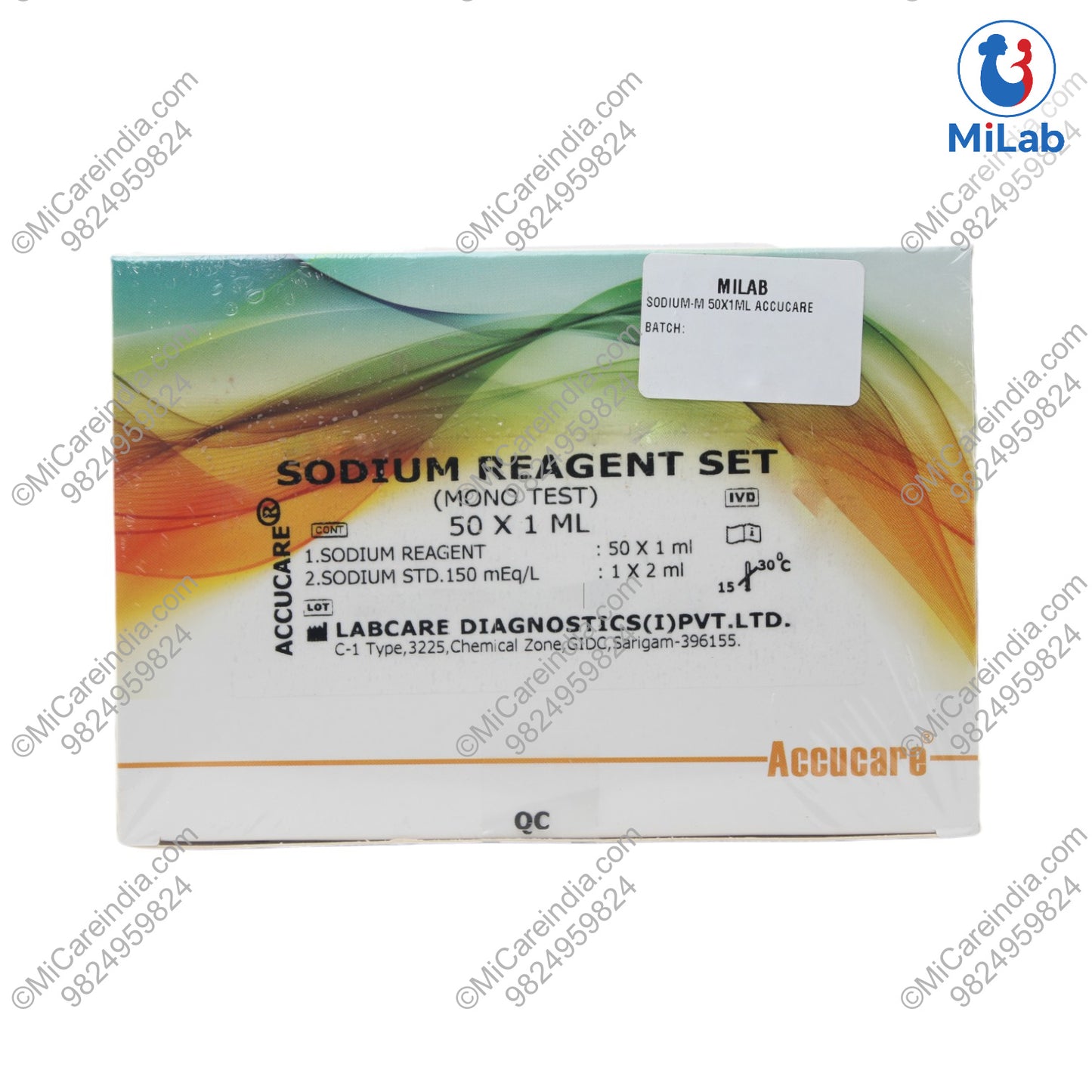 Labcare Sodium-M Kit (50x1ml)