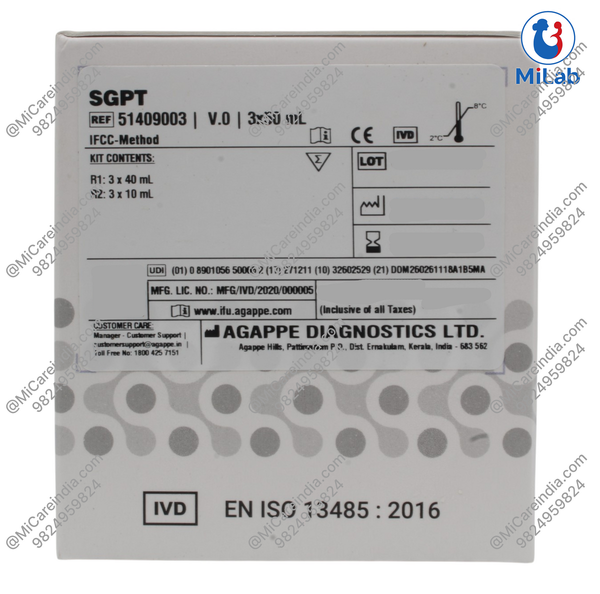 Agappe SGPT Kit (3x50ml)