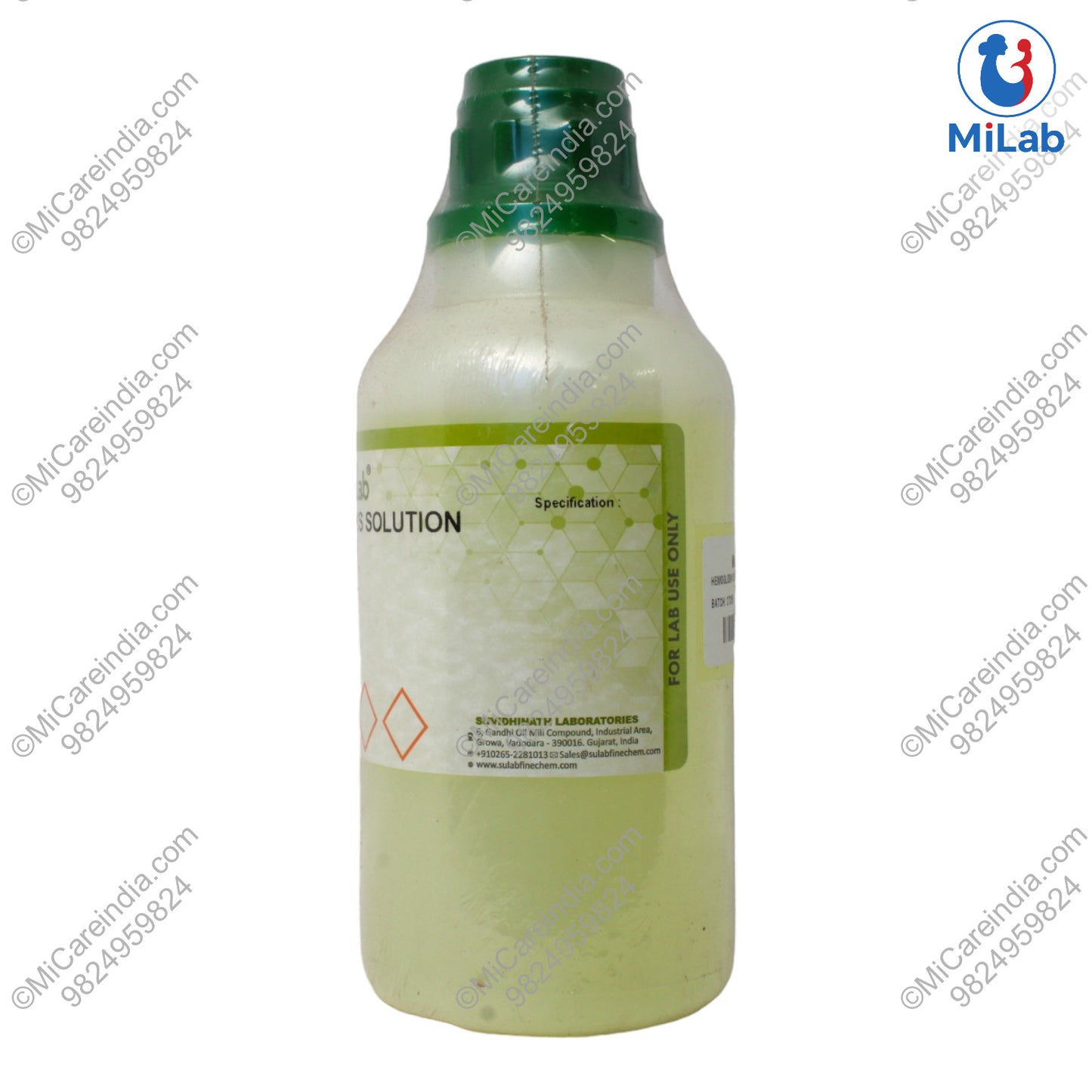 HEMOGLOBIN (DRABKIN'S SOLUTION) 500ML BOTTLE