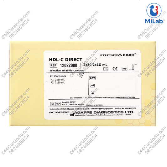 Agappe HDL Cholesterol Direct System Pack Kit (2x30ml/2x10ml)