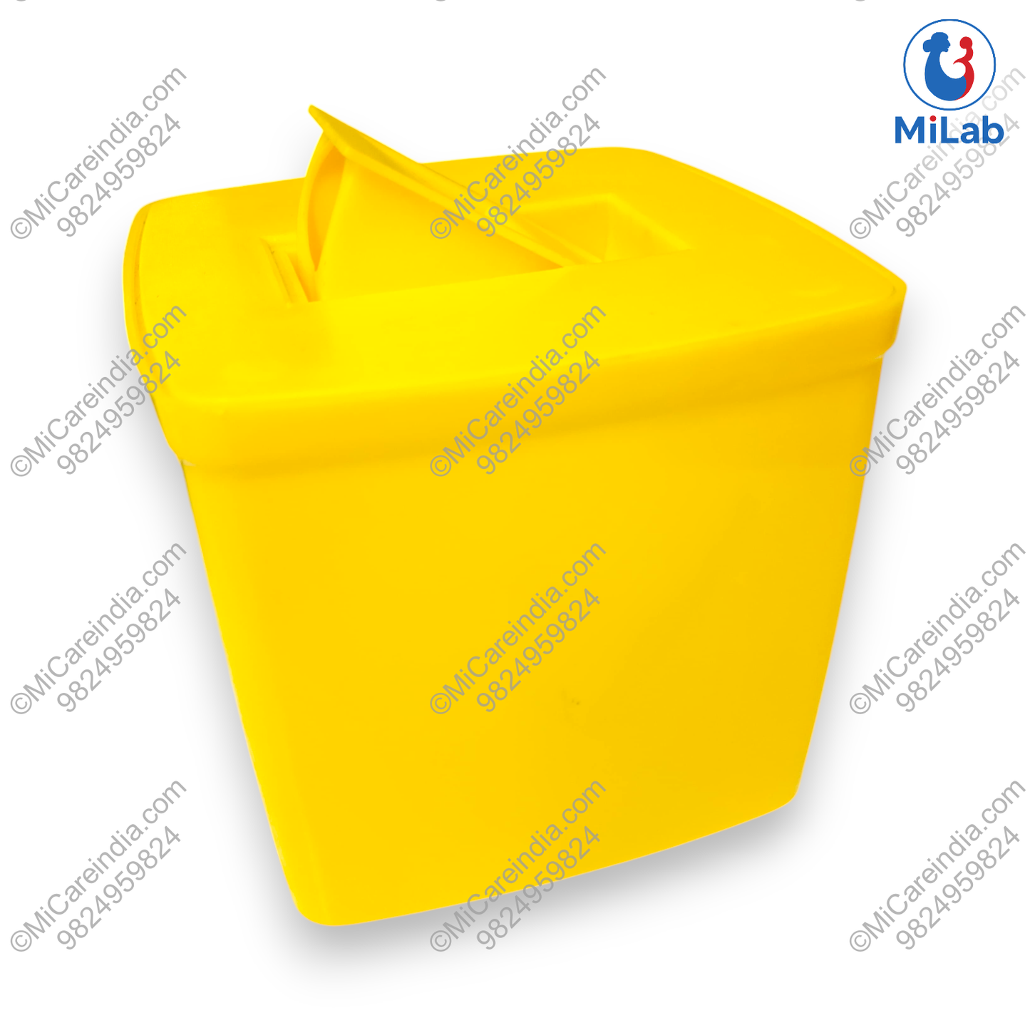 SHARP CONTAINER 0.8 LTR YELLOW (2 PC)