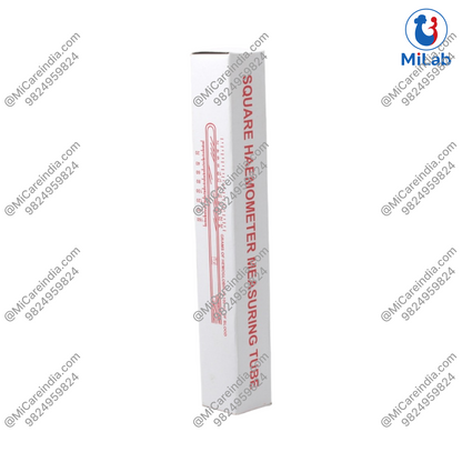 Toptech Superior Square Hemoglobinometer Test Tube (1 Pc)