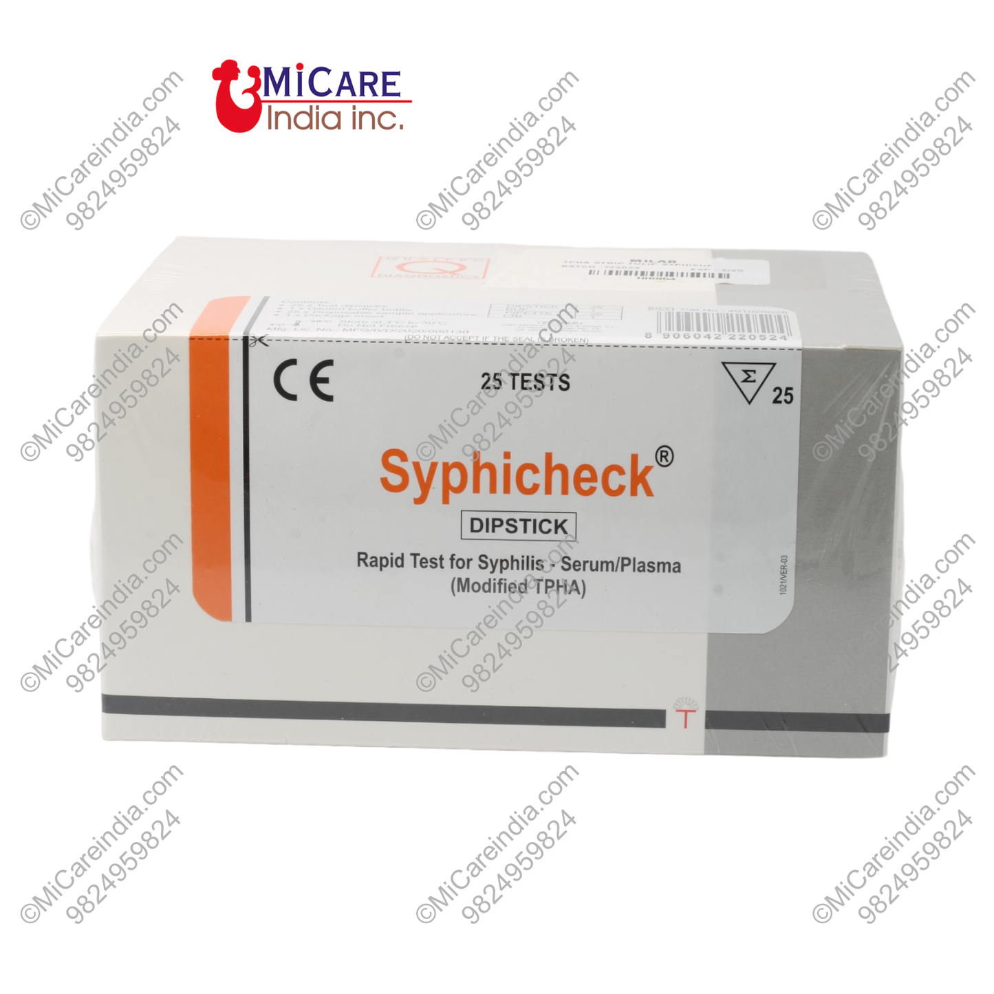 TPHA CARD SEROCHECK 25 TEST KIT