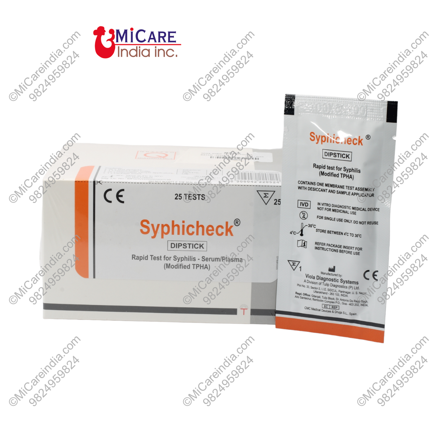 TPHA CARD SEROCHECK 25 TEST KIT