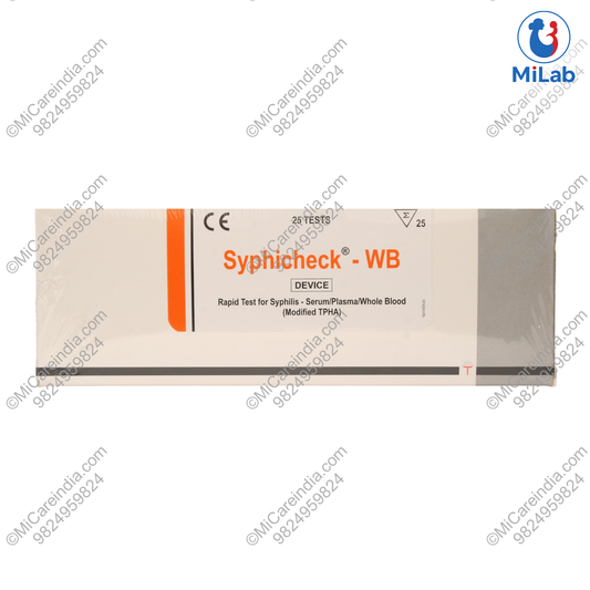 TPHA CARD SYPHICHECK-WB 25 TEST KIT