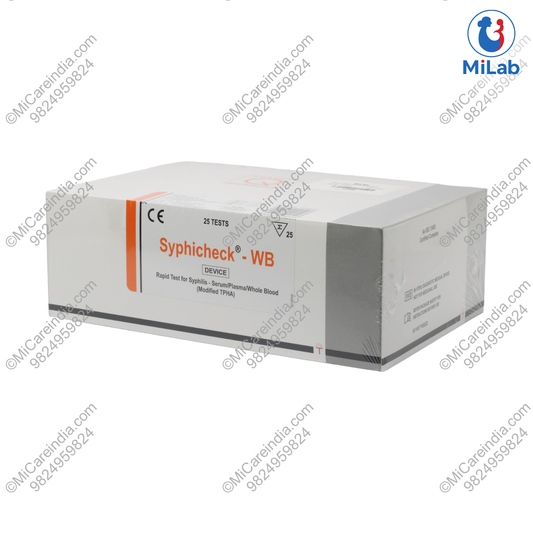 SYPHILIS (TPHA) CARD SYPHICHECK-WB 25 TEST KIT