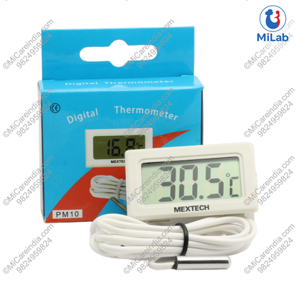 DIGITAL THERMOMETER PM-10 MEXTECH (RANGE: -50°C TO +110°C)