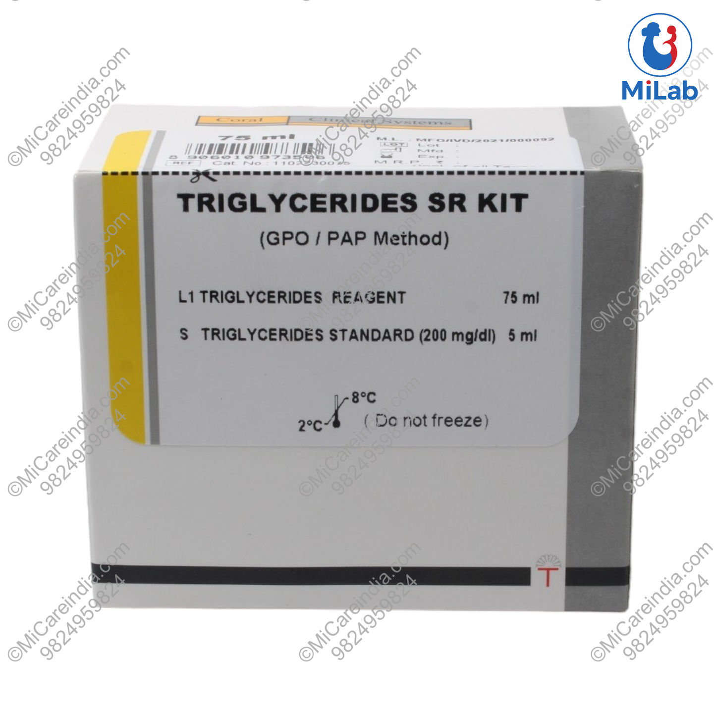 Corel Triglycerides Kit (75ml)
